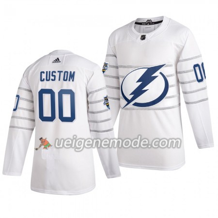 Herren Tampa Bay Lightning Trikot Custom Weiß Adidas 2020 NHL All-Star Authentic